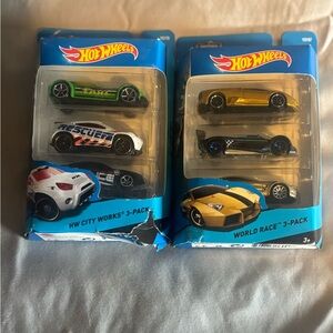 2 Packs Of 2013 Hot Wheel Cars In Box